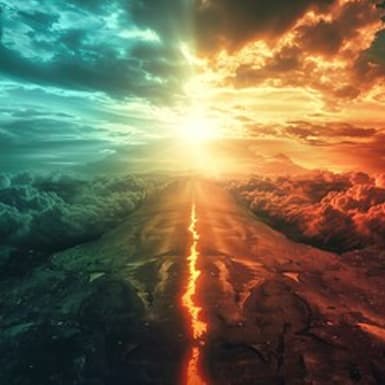 Transfigured in Flame title card